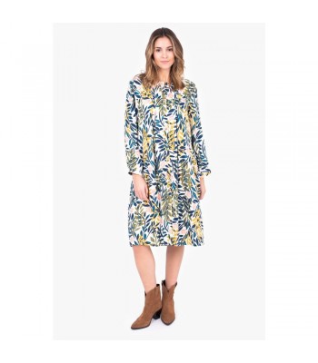 Brakeburn Trailing Shirt Dress (Multi) SS22